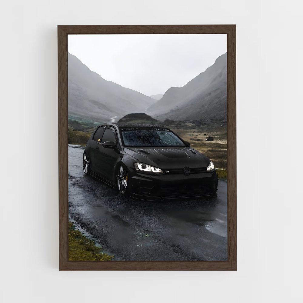 Poster Noir et Humide – affiche Volkswagen (vue 5)